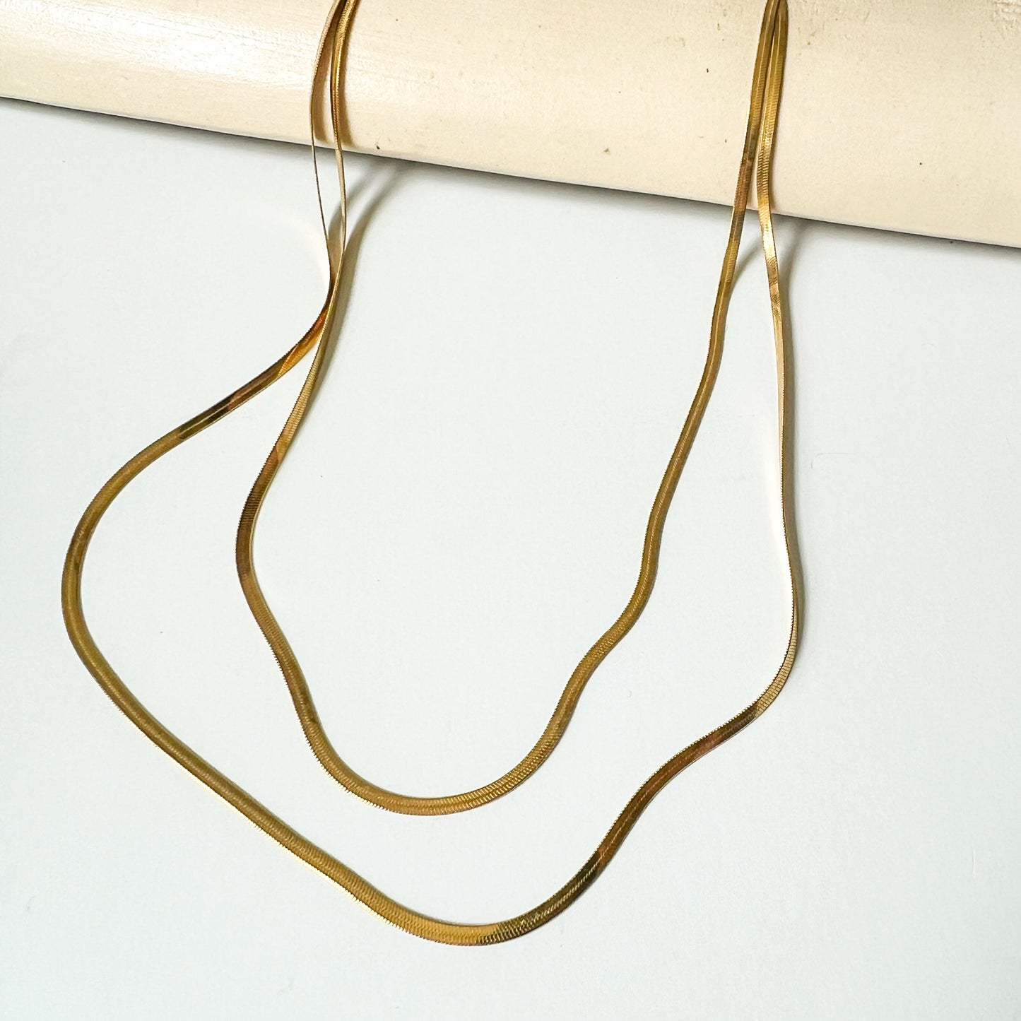 Layered Snake Chain Necklace