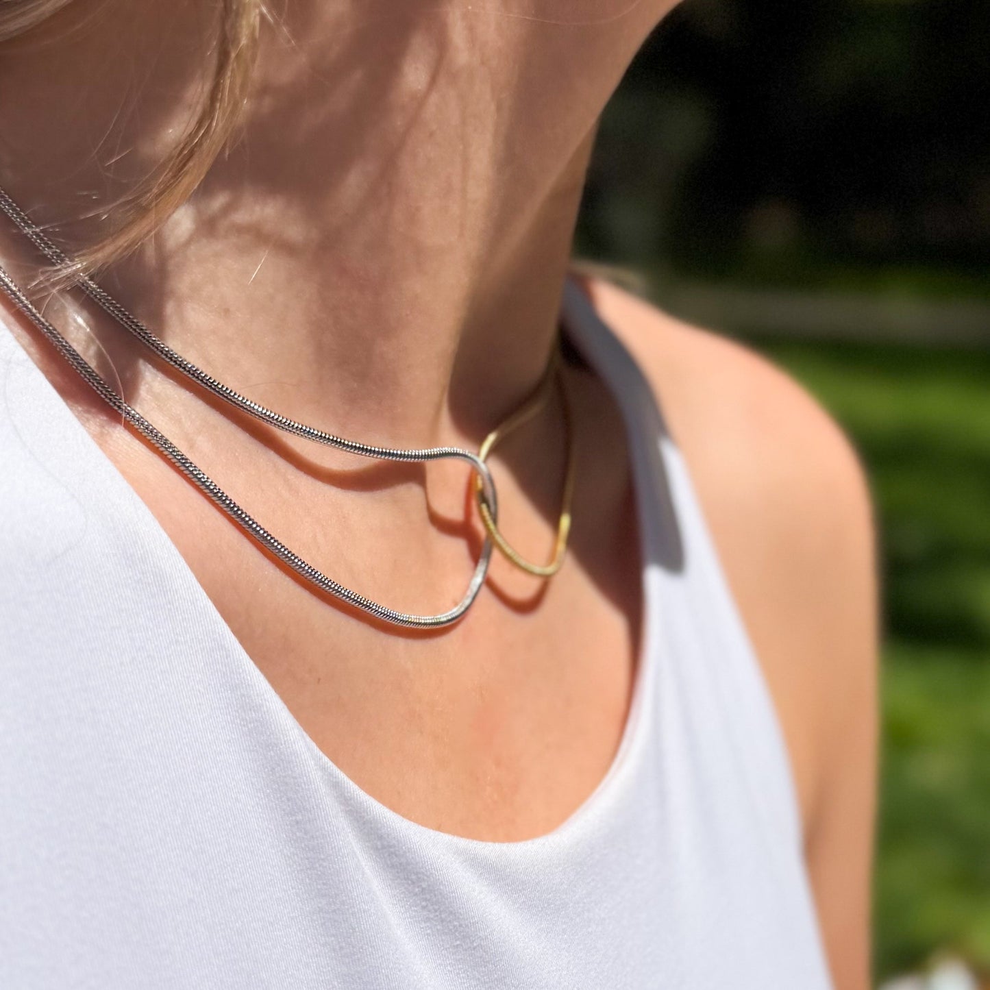 Two Tone Snake Chain