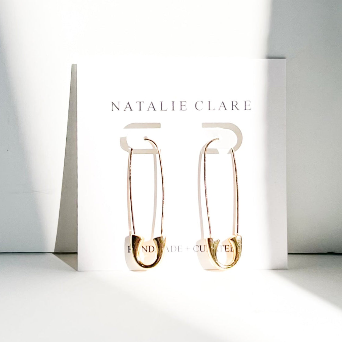 Safety Pin Hoops