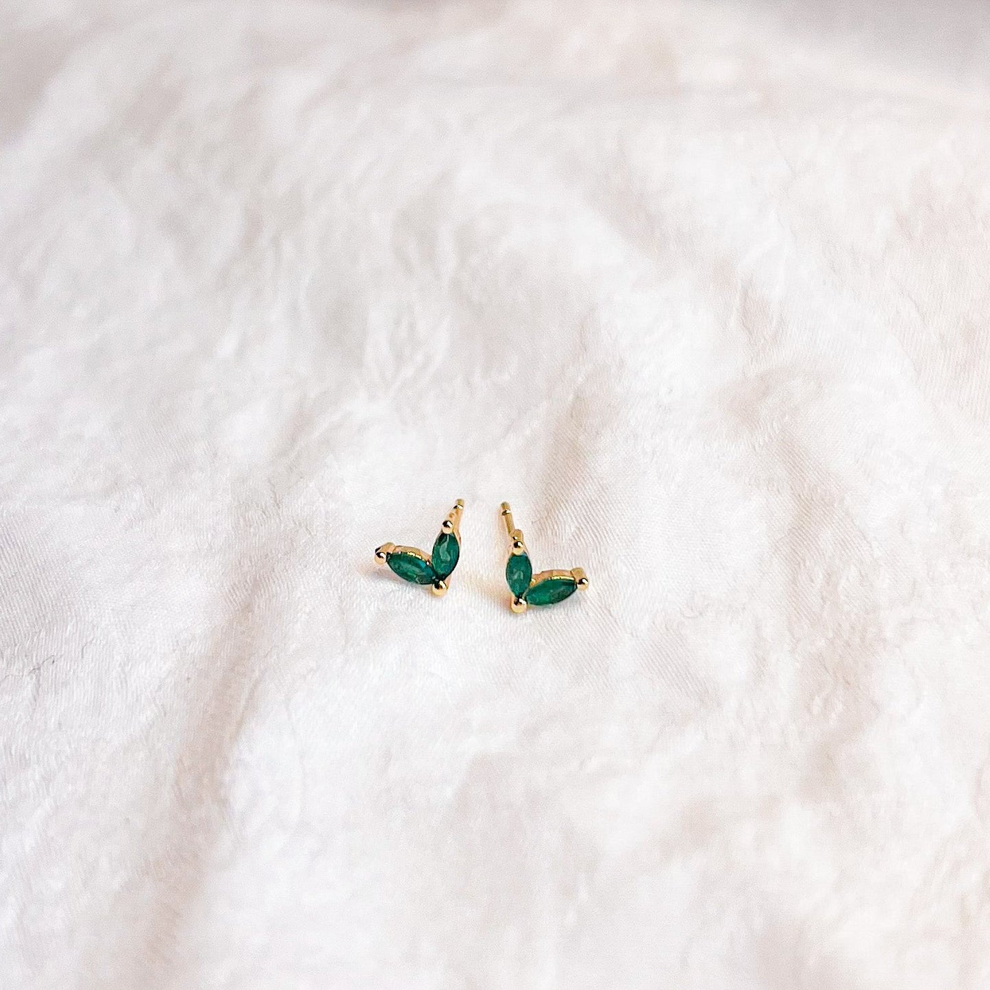 The Green Winged Earrings