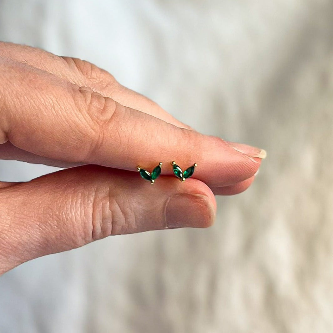 The Green Winged Earrings