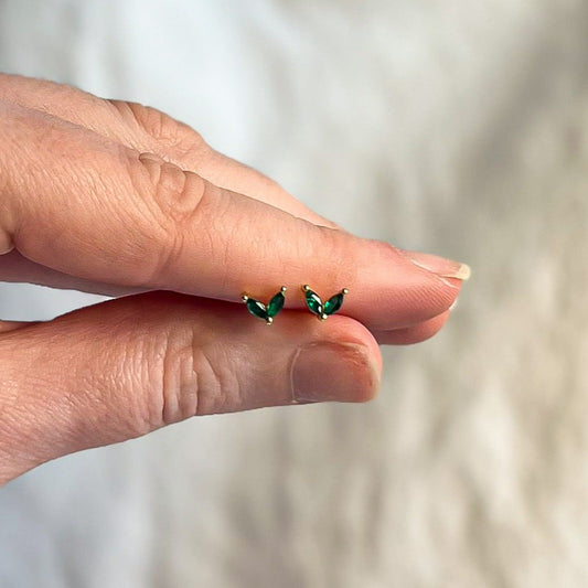 The Green Winged Earrings