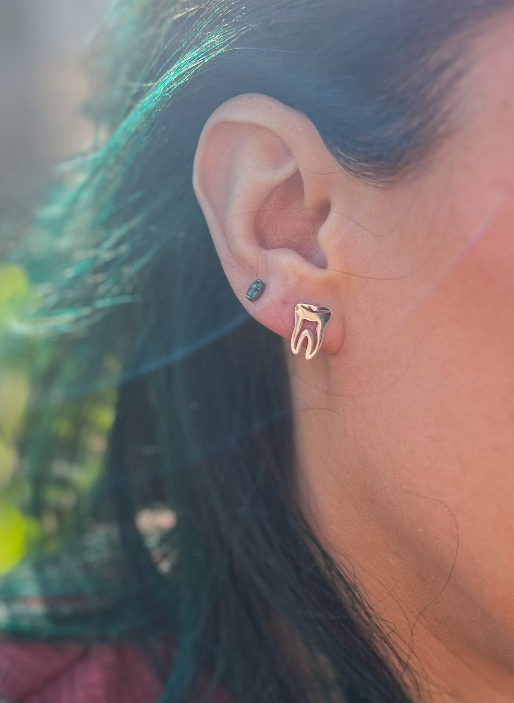 Teeth Stud Earrings – Natalie Clare Collections